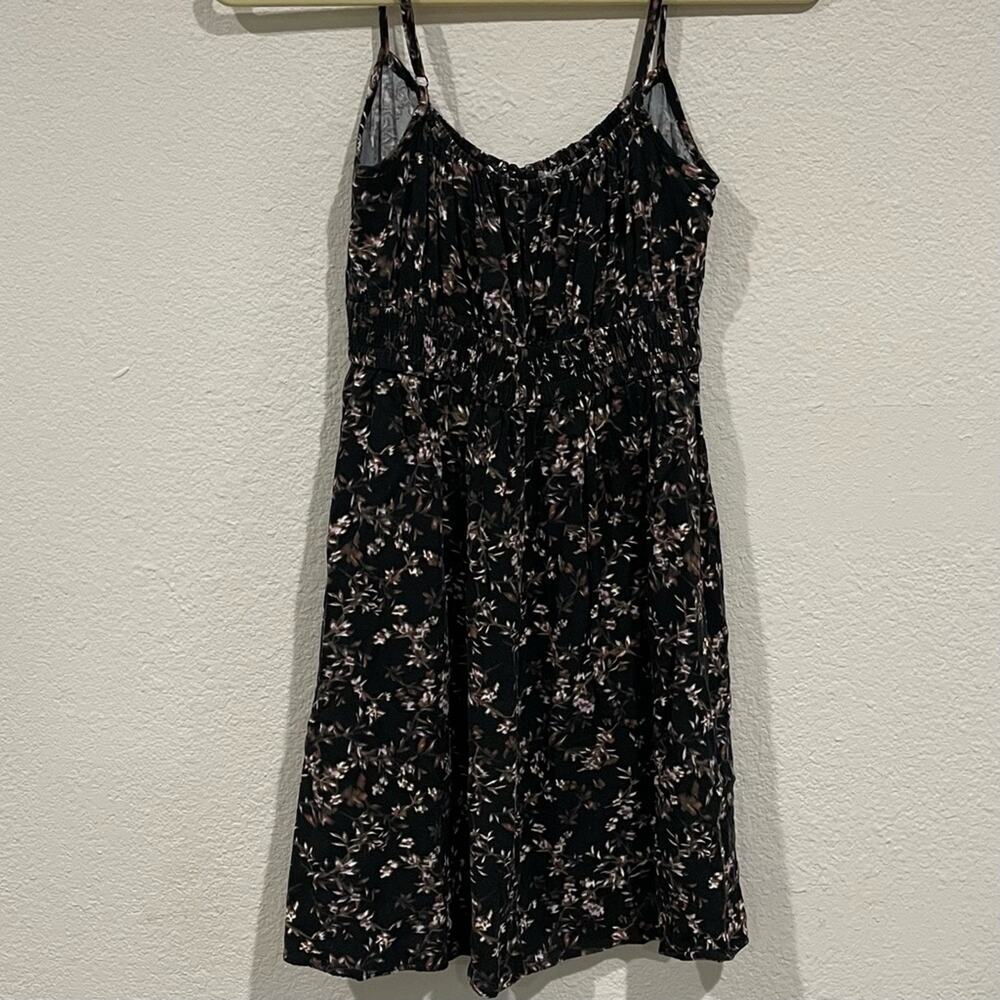 Banana Republic Black Floral Dress Women’s Size Small